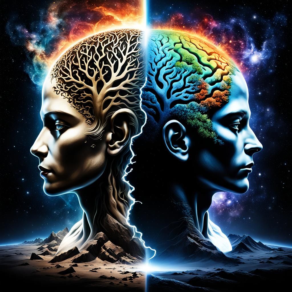 Duality of the Mind: An AI Interpretation
