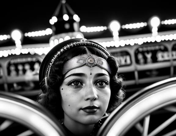 Coney Island Roller Coaster Ride, 1930s Style