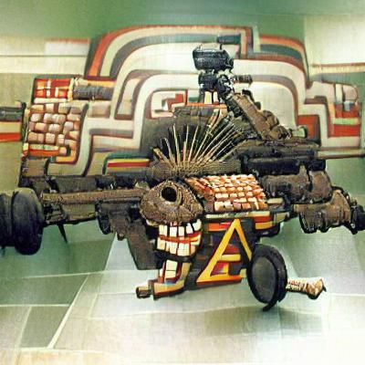 Aztec Heavy Machine Gun Concept Art