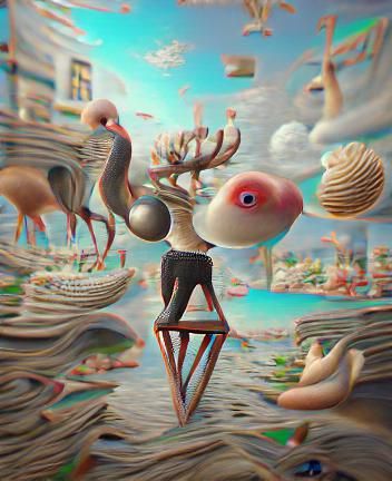 AI Generated 3D Surrealism in 8K