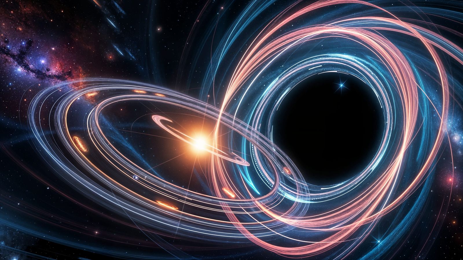 Neutron Star Spirals Into a Black Hole