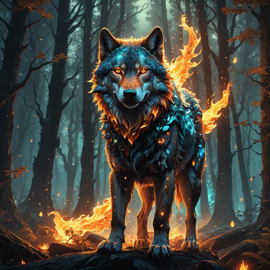 fire wolf
