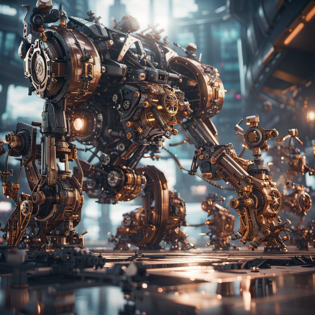 Epic Sci-Fi Anime Group in a Futuristic Setting