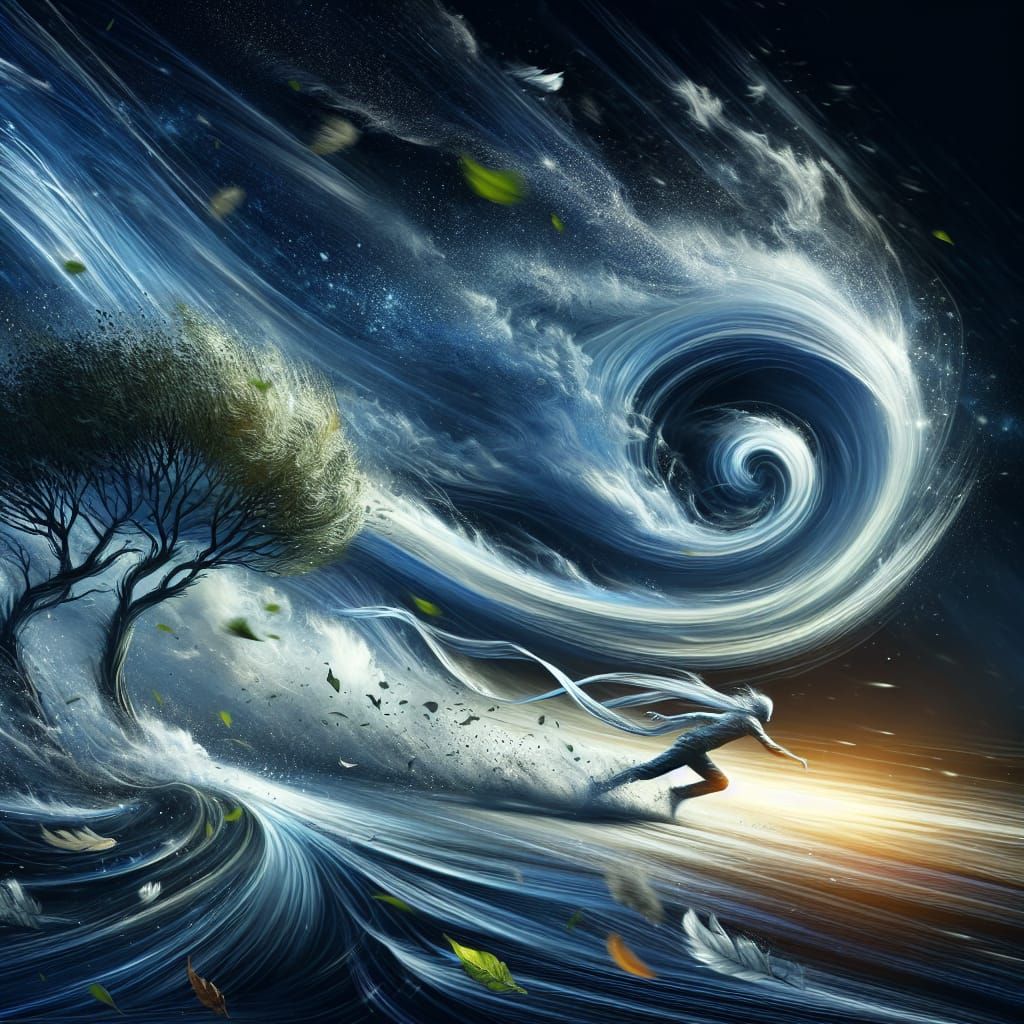 Dynamic High-Speed Scene with 'Whoosh' Effect