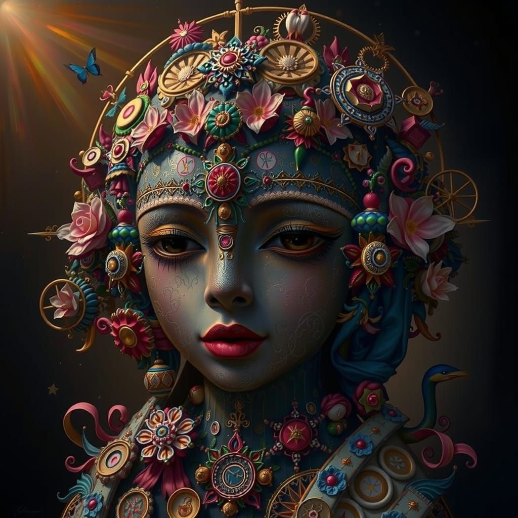 Masterpiece Painting of Beauty and Truth