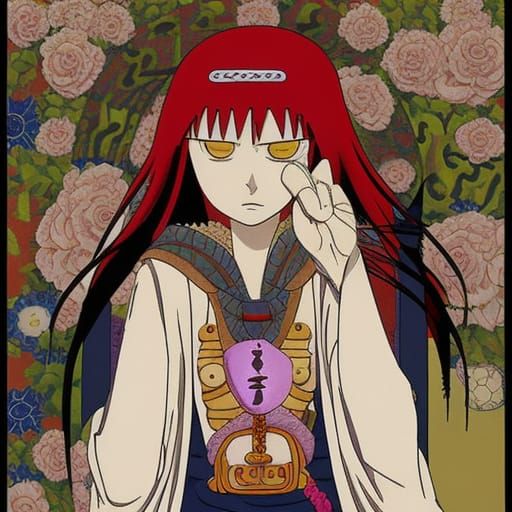 Manga Style Priestess Character Illustration