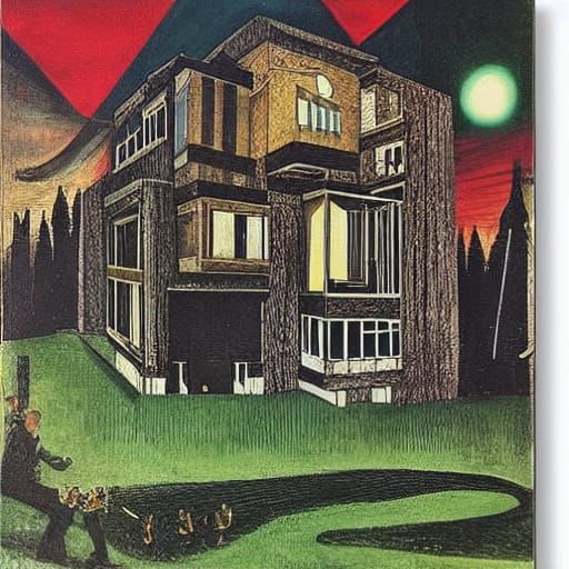 Ethereal Vampire Savior in Modern Miracle House