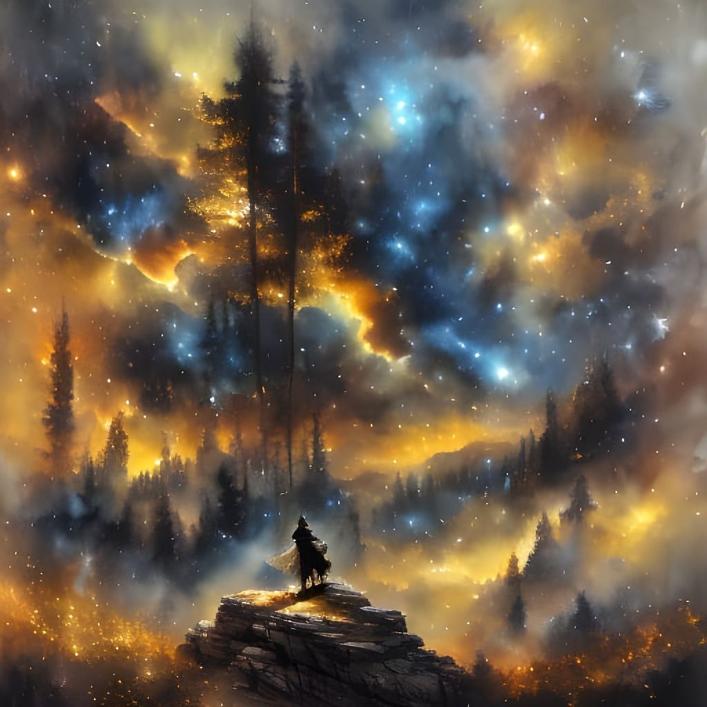 Atmospheric landscape, as a sumi-e art by Paul Lehr :: Lee B...