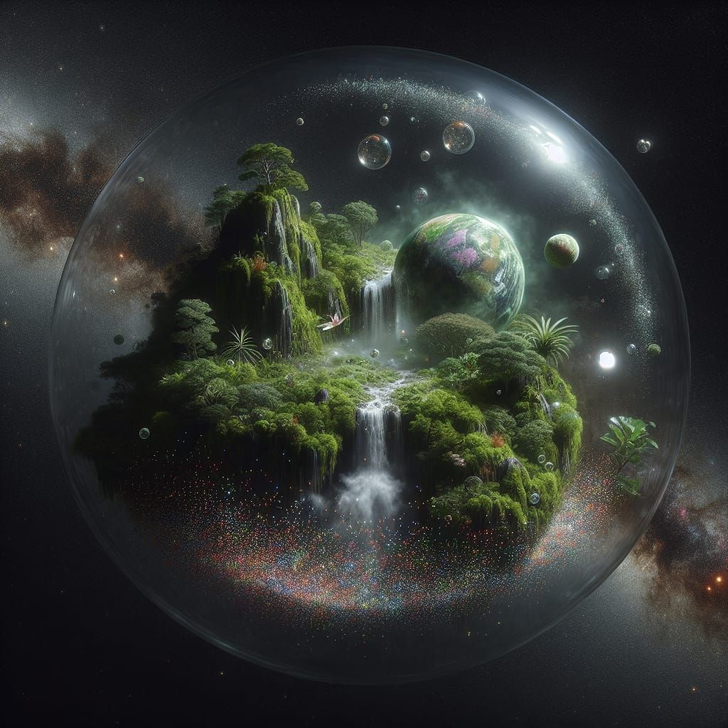 Cosmic Sphere: Miniature Ecosystem in Space
