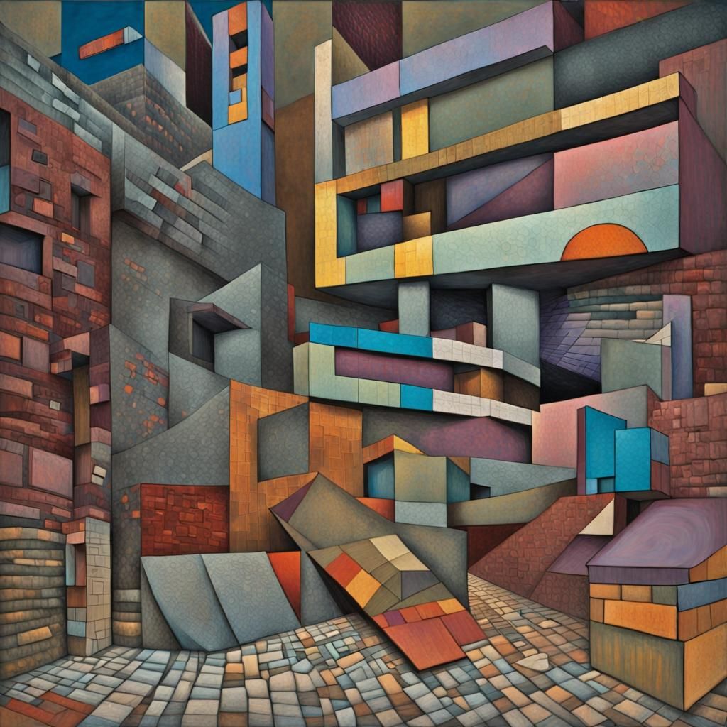 Abstract Geometric Patterns in Urban Landscape