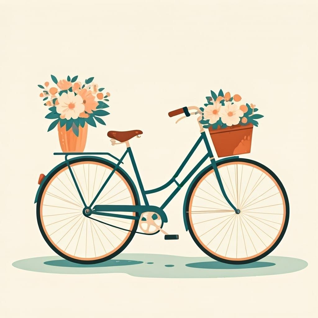Bicycle, sunny day
