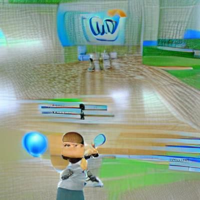 AI Generated Image of Wii Sports Game