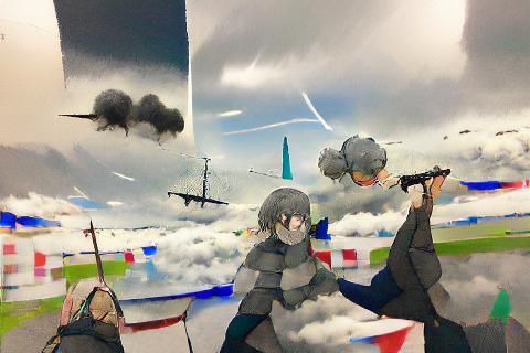 World War Two Plane Fight: German Versus American