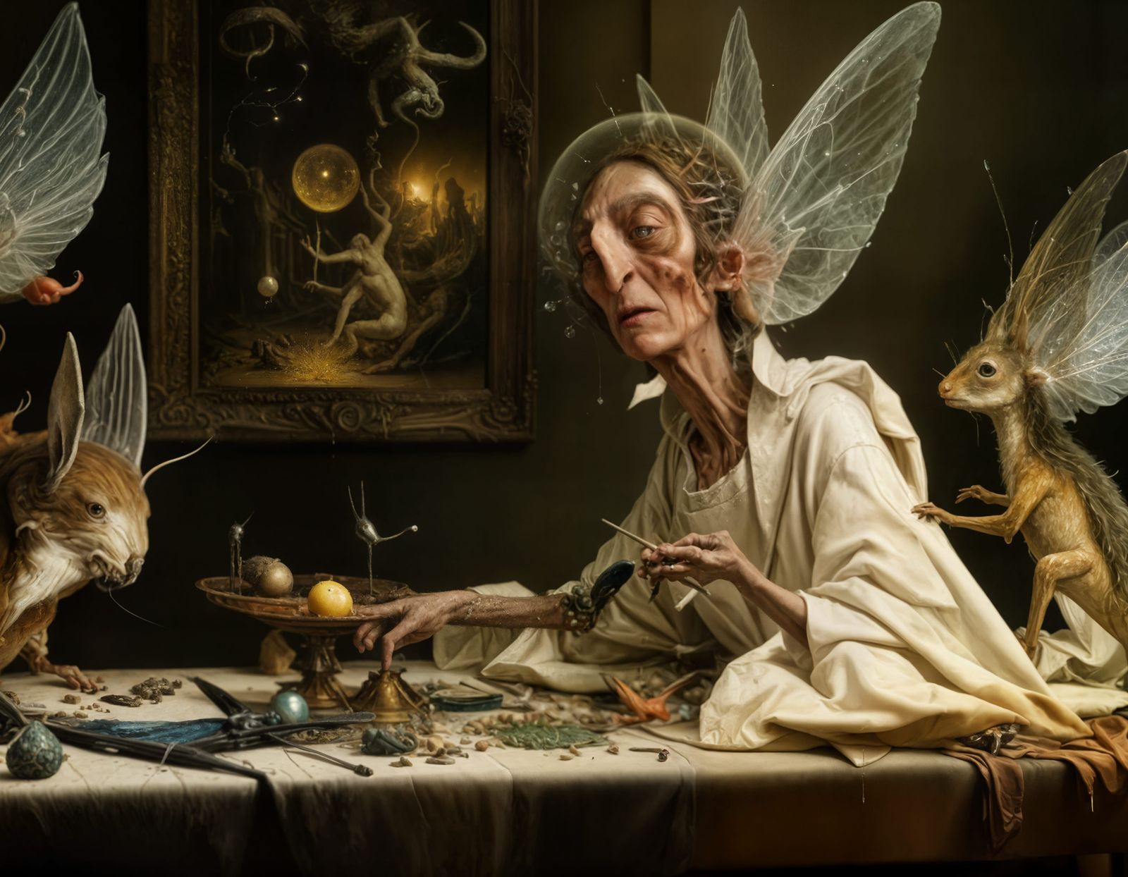 Reminding him to Eat...