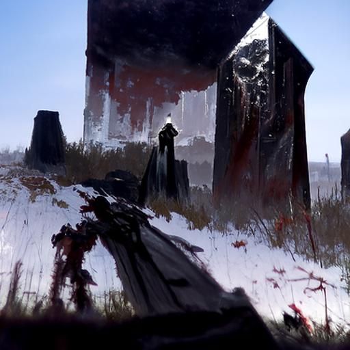 Sinister Monolith Rises in Ancient Ruins