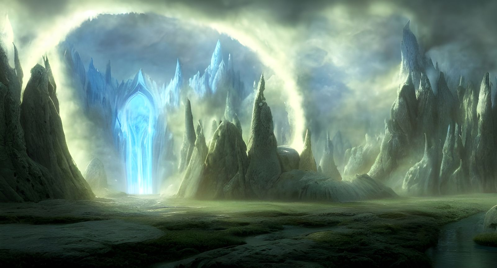 Magic Portal to Valhalla: Epic Matte Painting