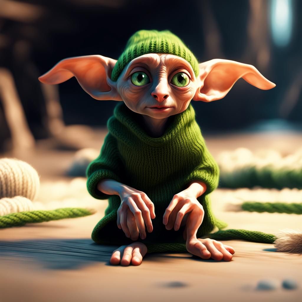 "Dobby must poke Harry Potter, sir, he must wake up!"