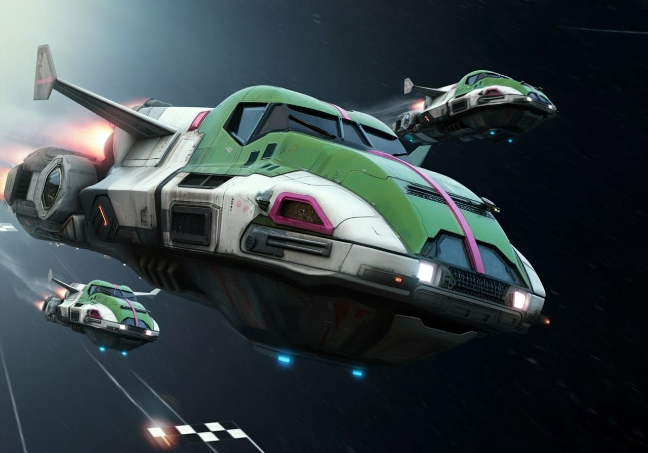 Space Truck-Ships Race to the Finish Line