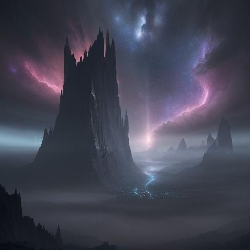 Cosmic Reality Rift: Epic Digital Matte Painting