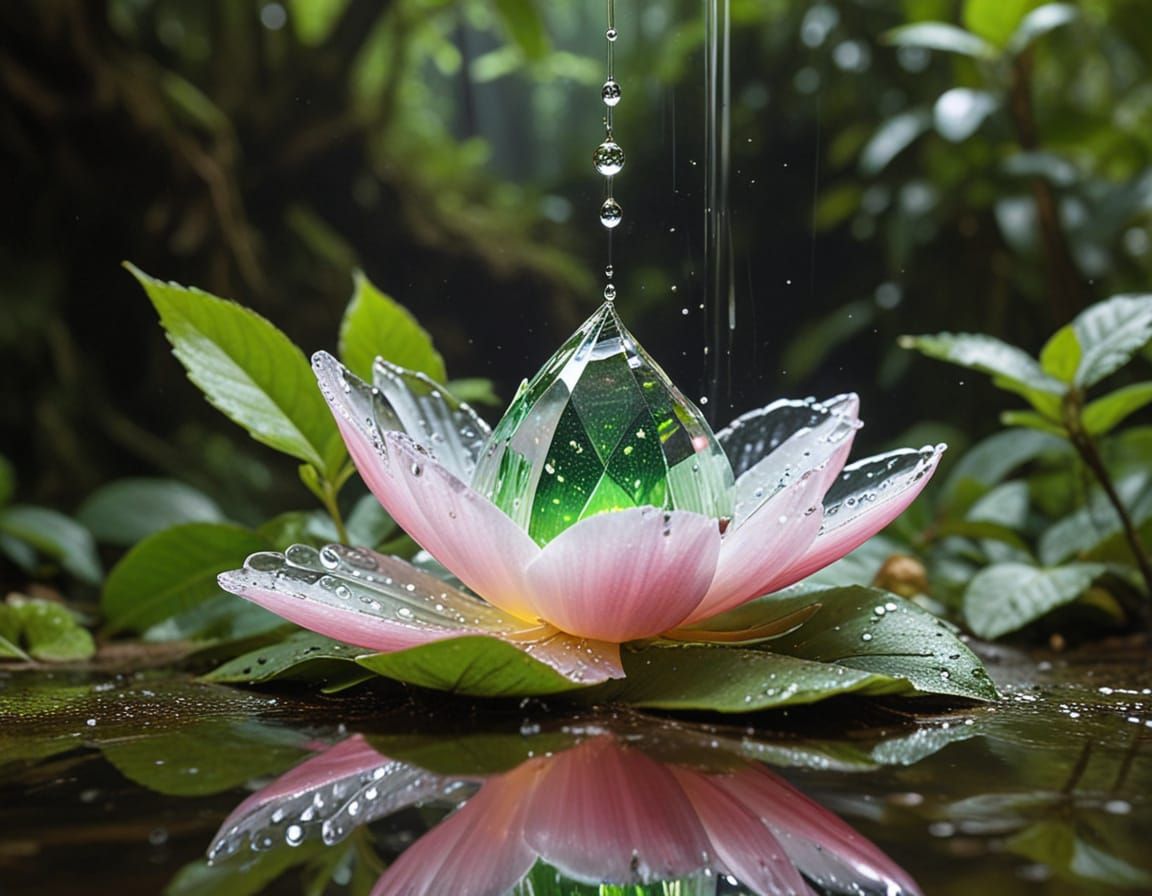 Baby Fairy in Forest Bird's Nest
