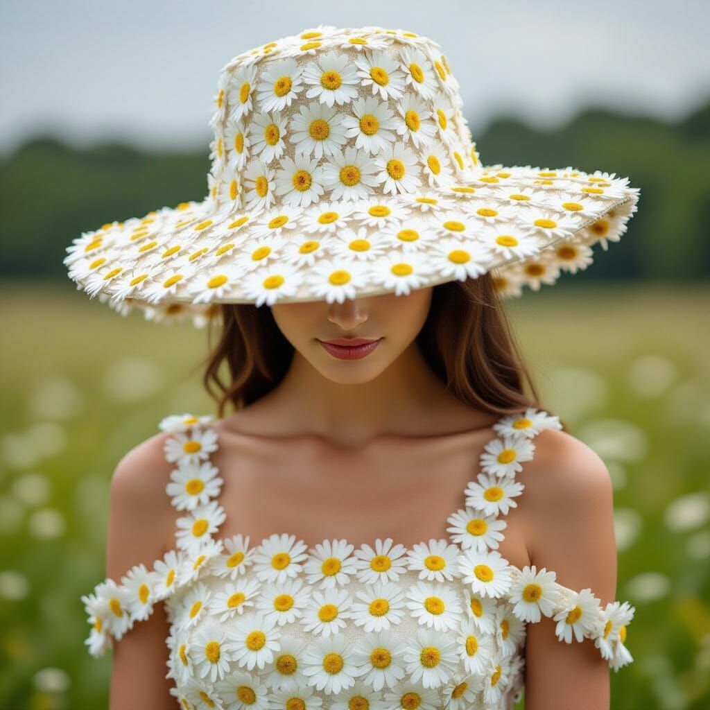 Daisy Hat and Dress Ensemble