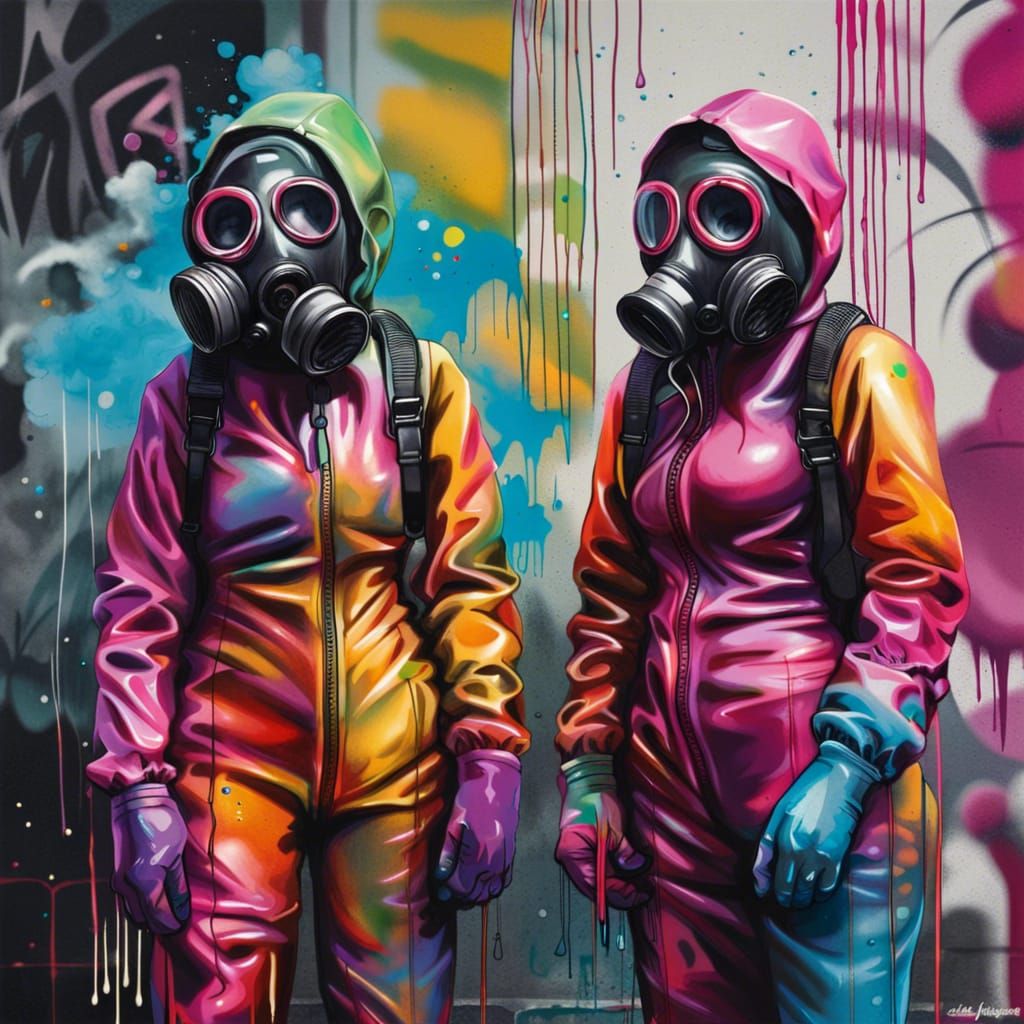 Figures in Latex: Graffiti Art with Masks