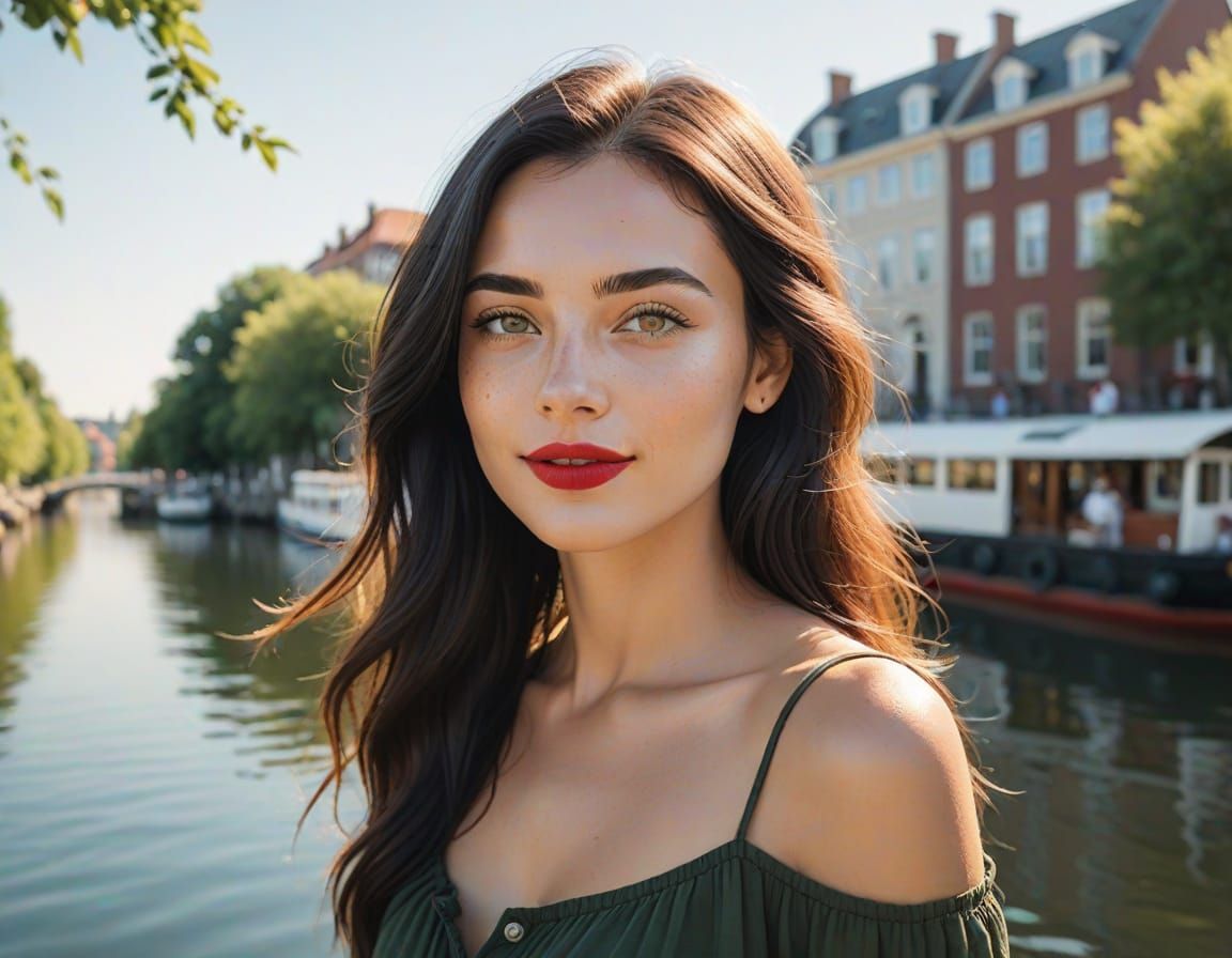 Serene Summer Beauty by the River