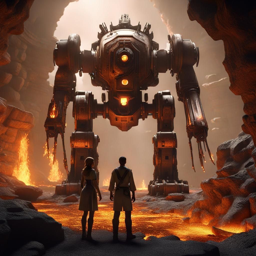 Archeologists Encounter Machine Wizard in Ancient Cavern