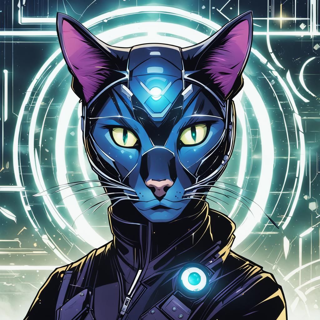 Lumina: Futuristic Antihero Cat Burglar