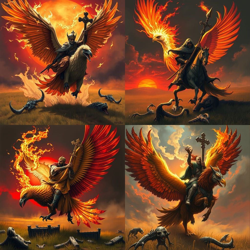 Ethiopian Priest Rides Phoenix in Gritty Dark Fantasy