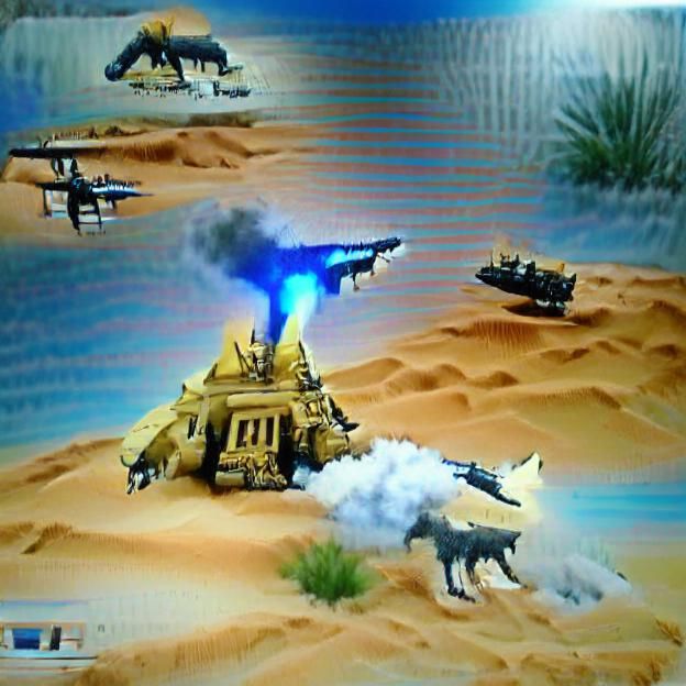 Gothic Desert: Egyptian Wolf and Tank