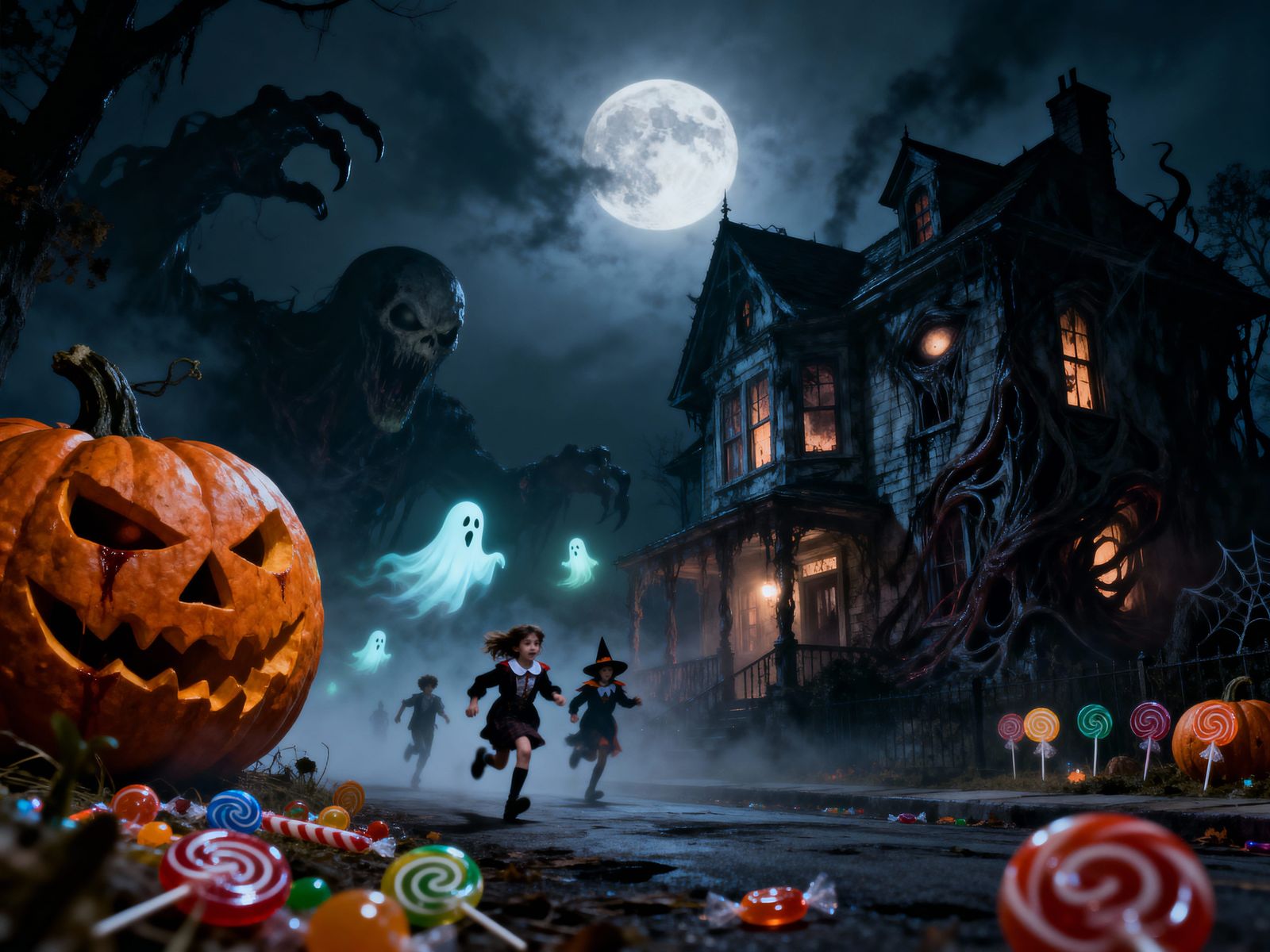 Terrifying Halloween Night: Horror-Fantasy Masterpiece