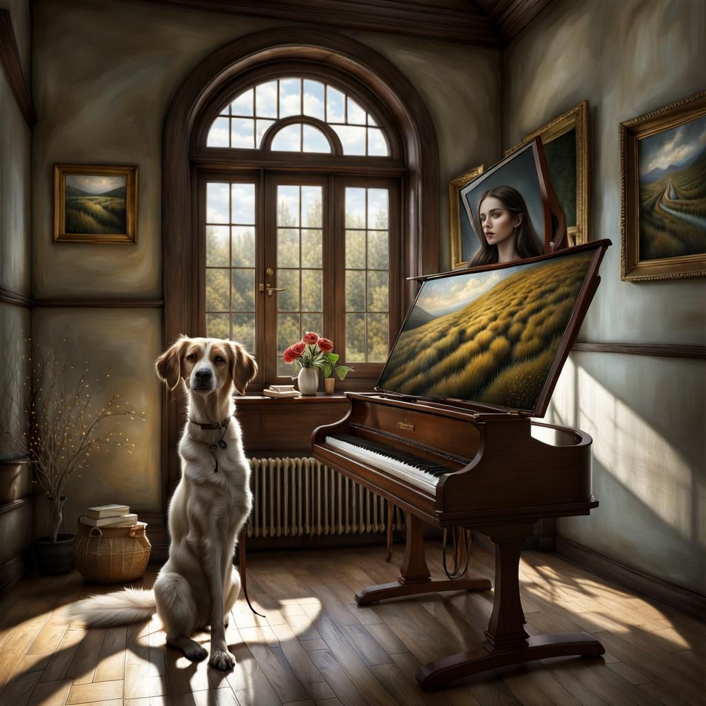 Alien People Pets in Dreamy Magical Realism