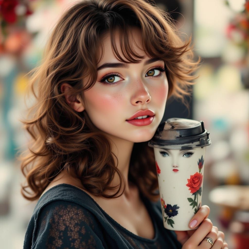 Femme Fatale in Morning Glow