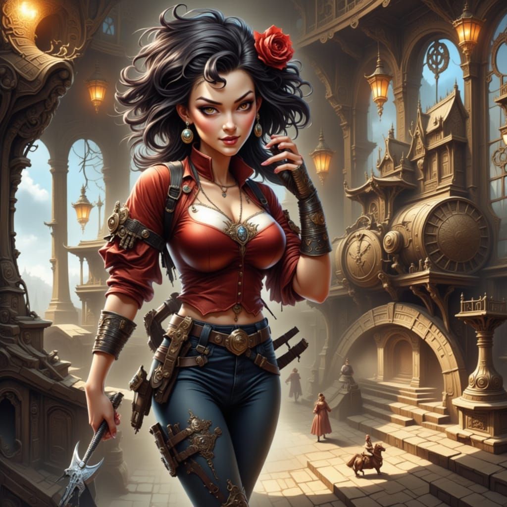 AI Generated Portrait of a Woman