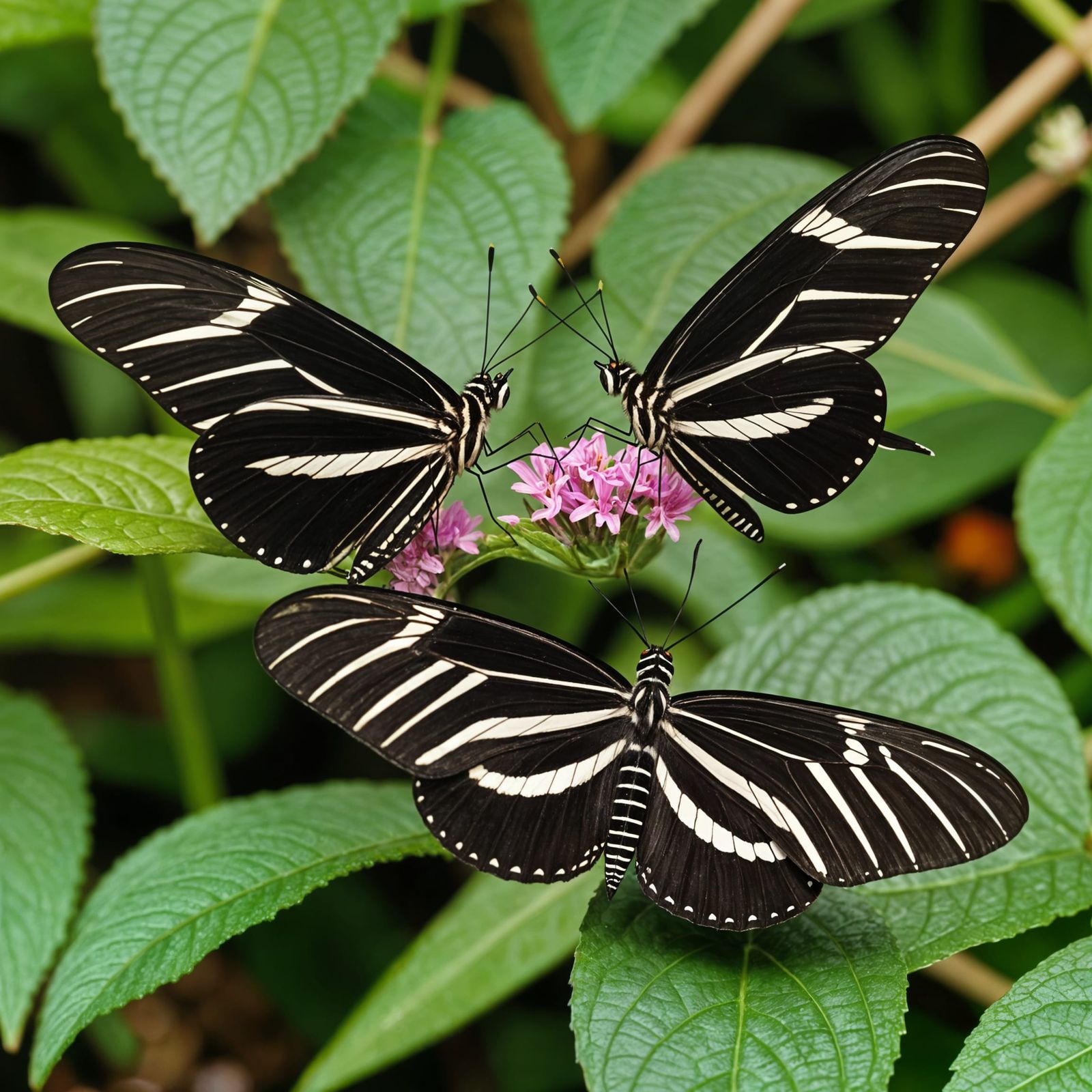Florida Native Zebra Longwing Butterflies