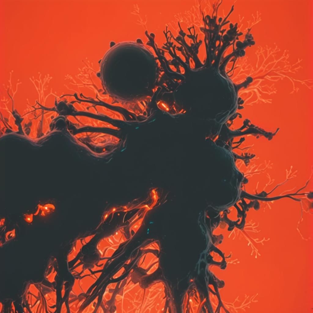 Bio-Luminescent Neurons in Dreamlike Colors