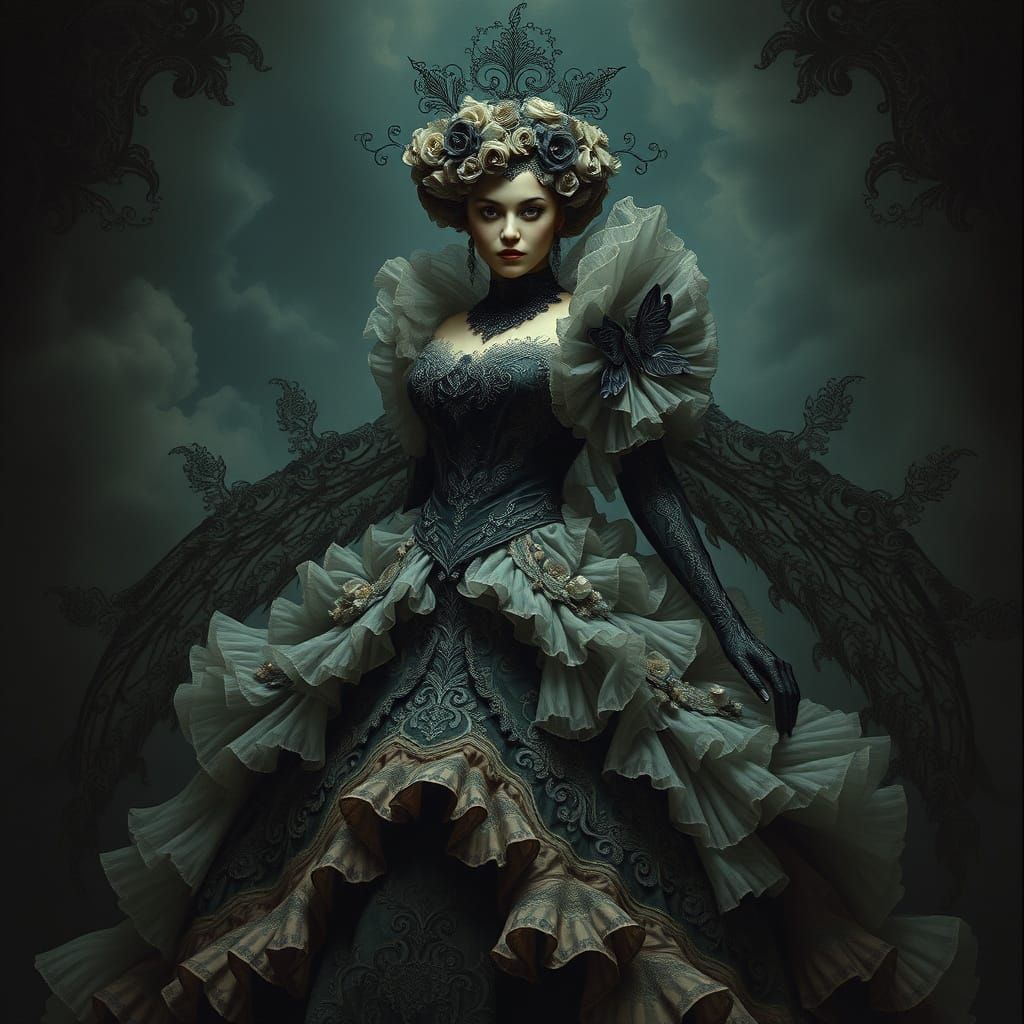 Gothic Princess in Baroque Splendor