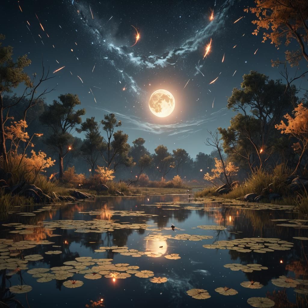 Moonlight Pond