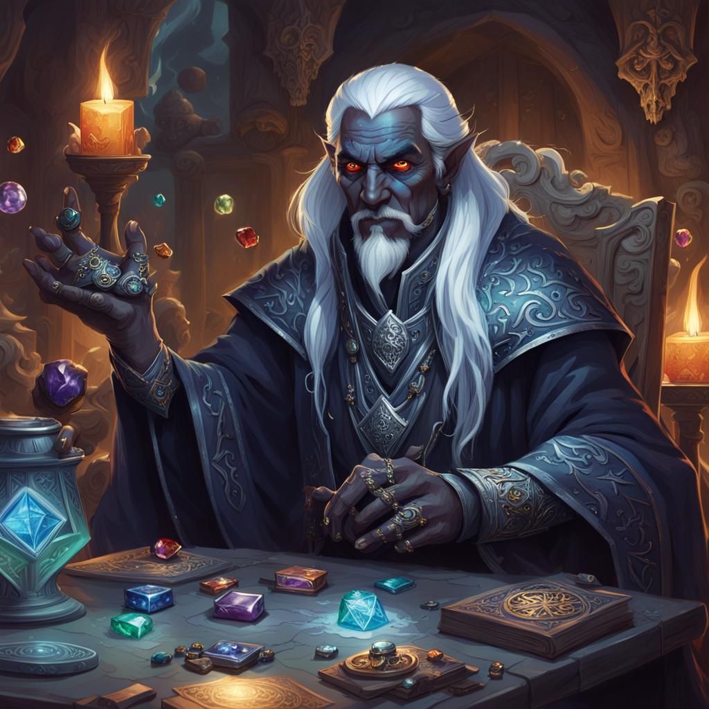 D&D Party Embodying Characters Around Table