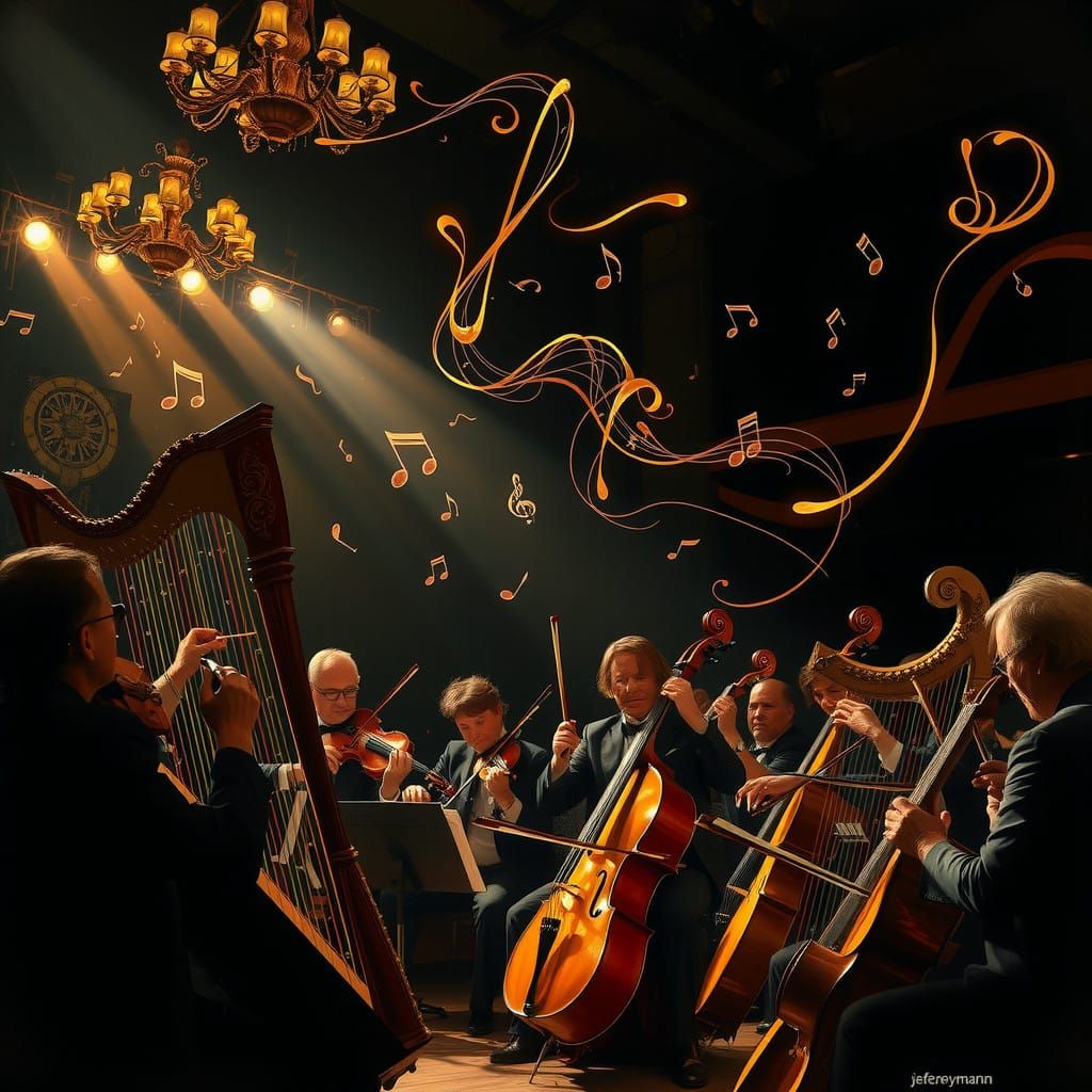 Mystical Concert in a Darkened Hall