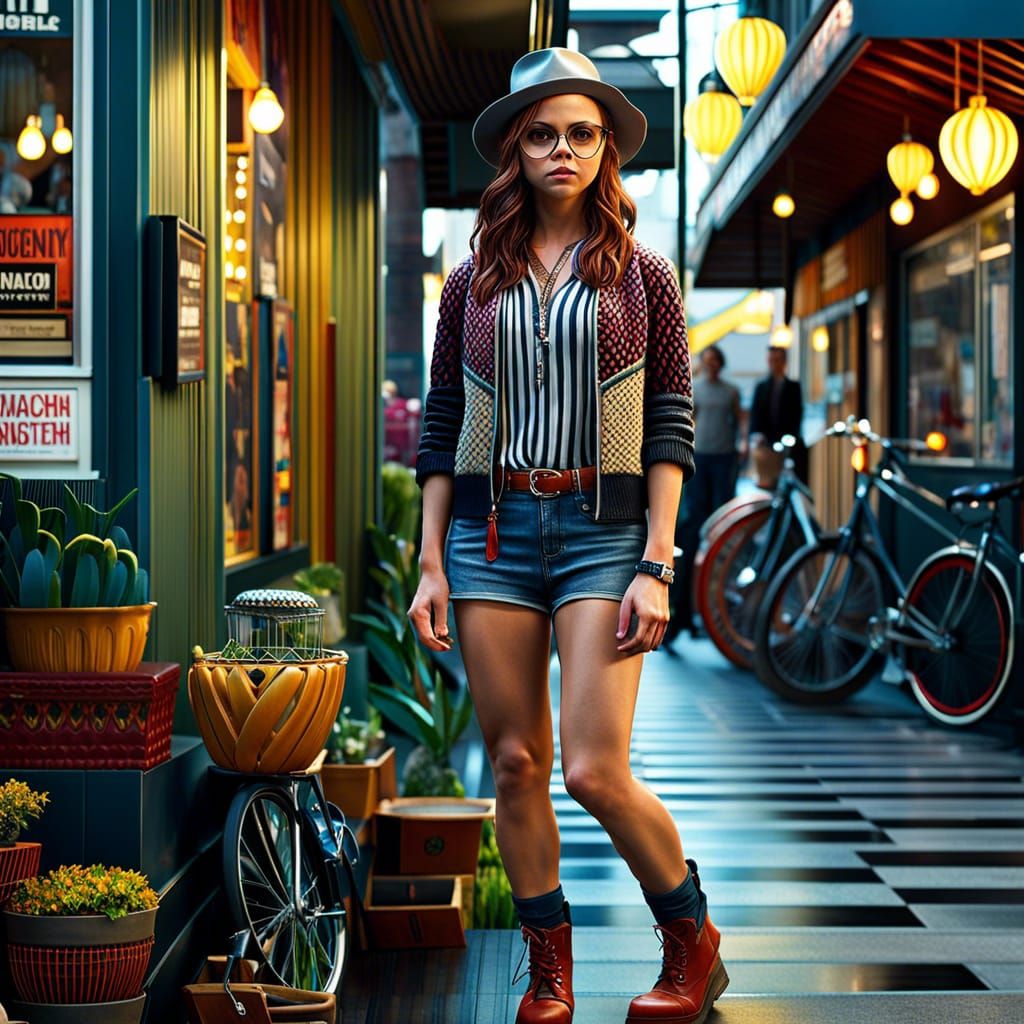 Christina Ricci hipster girl