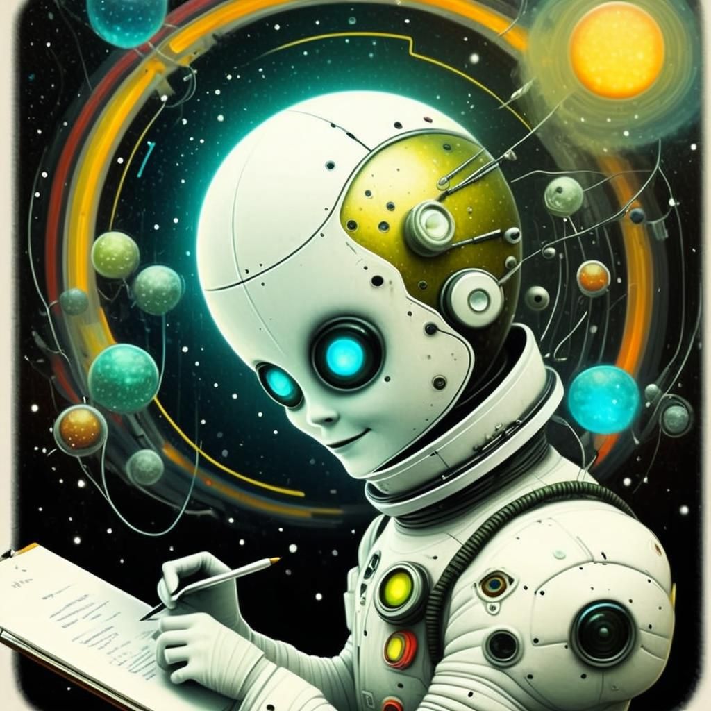 Lovely Lisa Cranston in Retro Sci-Fi Spacesuit