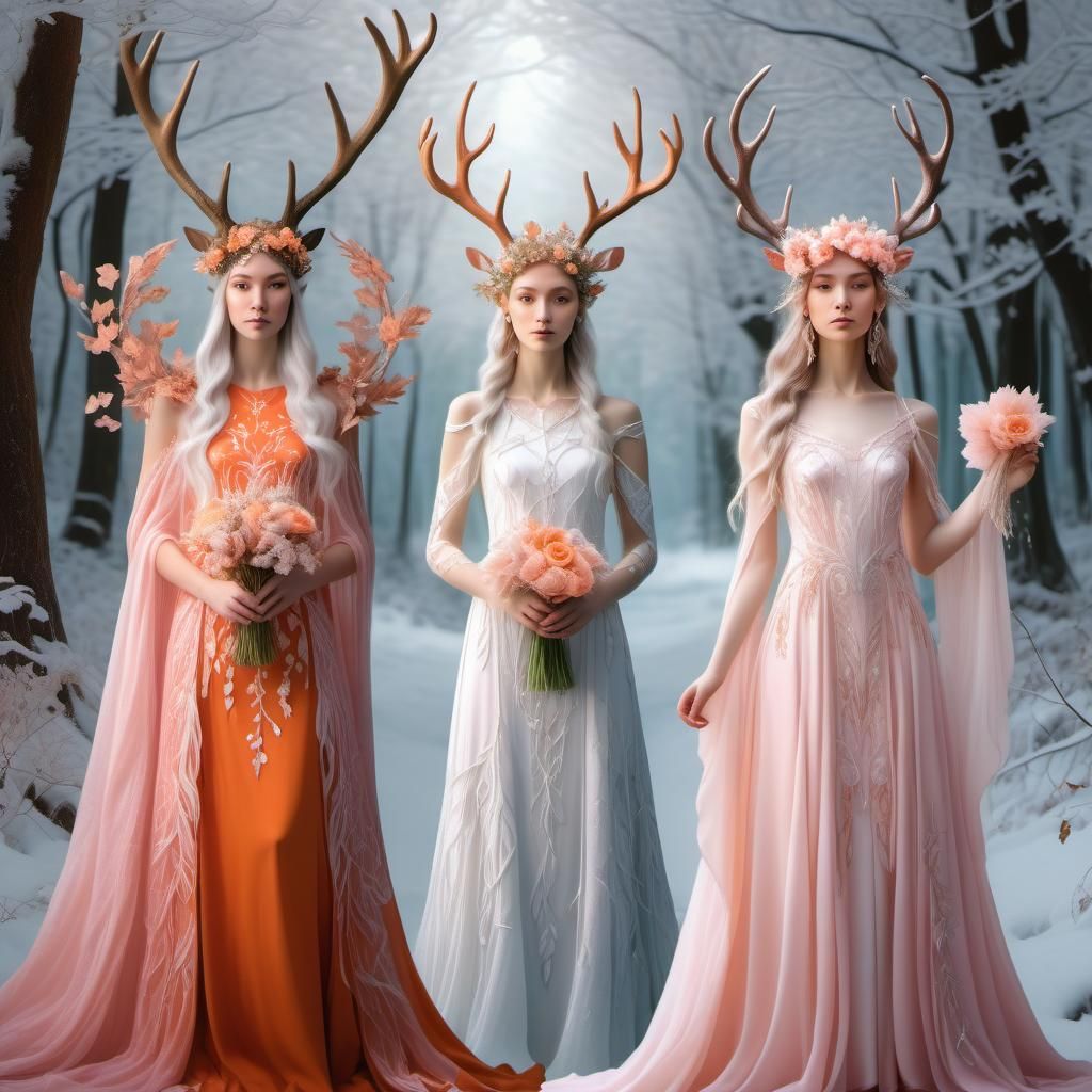 Elven Women: Seasonal Fantasy Portraits