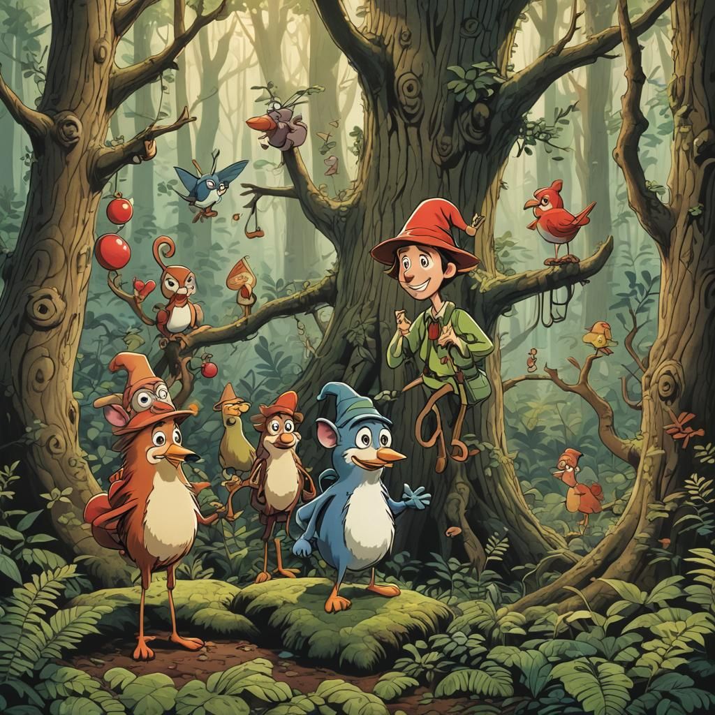 Doohicky in a Magical Forest on Tenterhooks