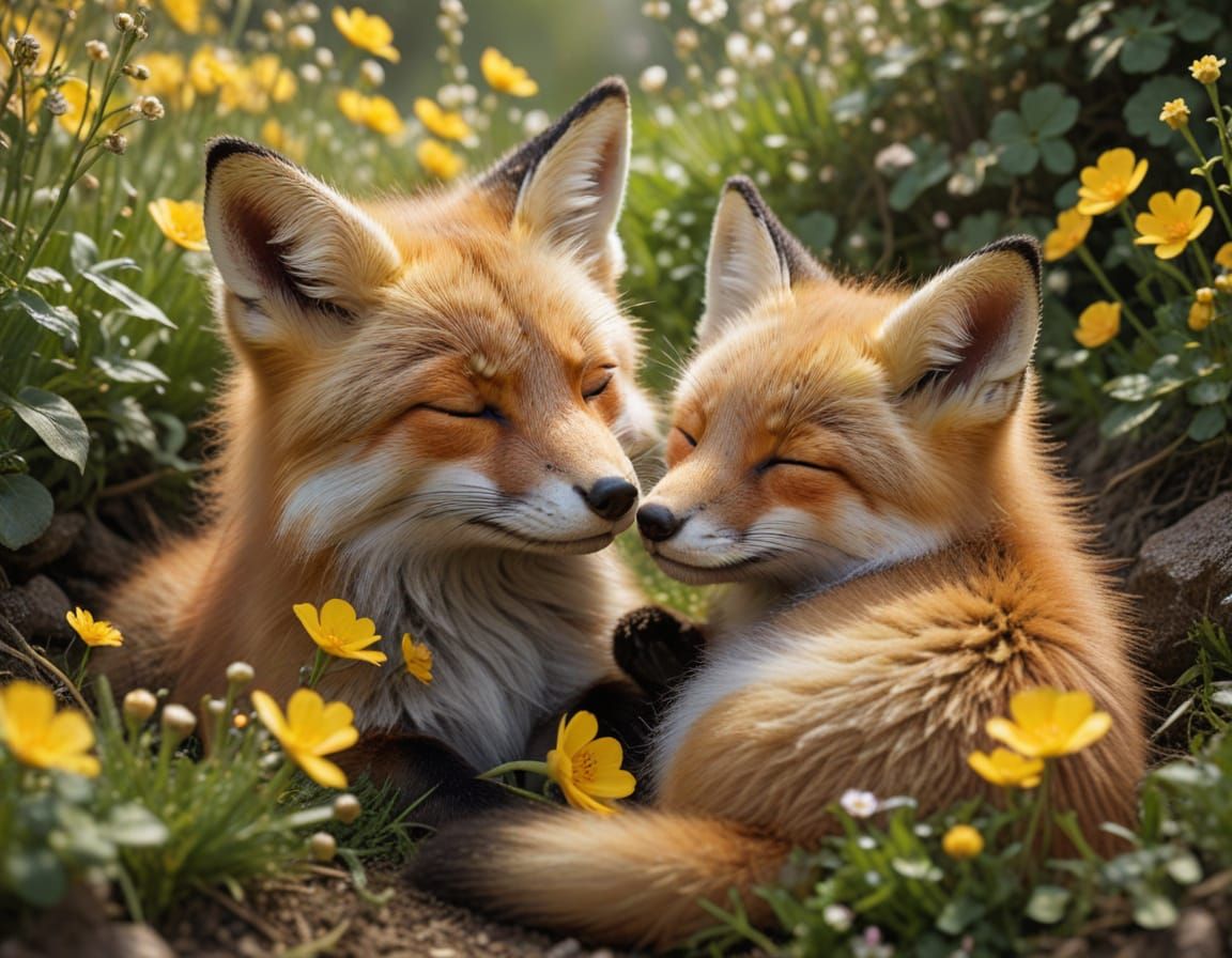 In a calm safe place