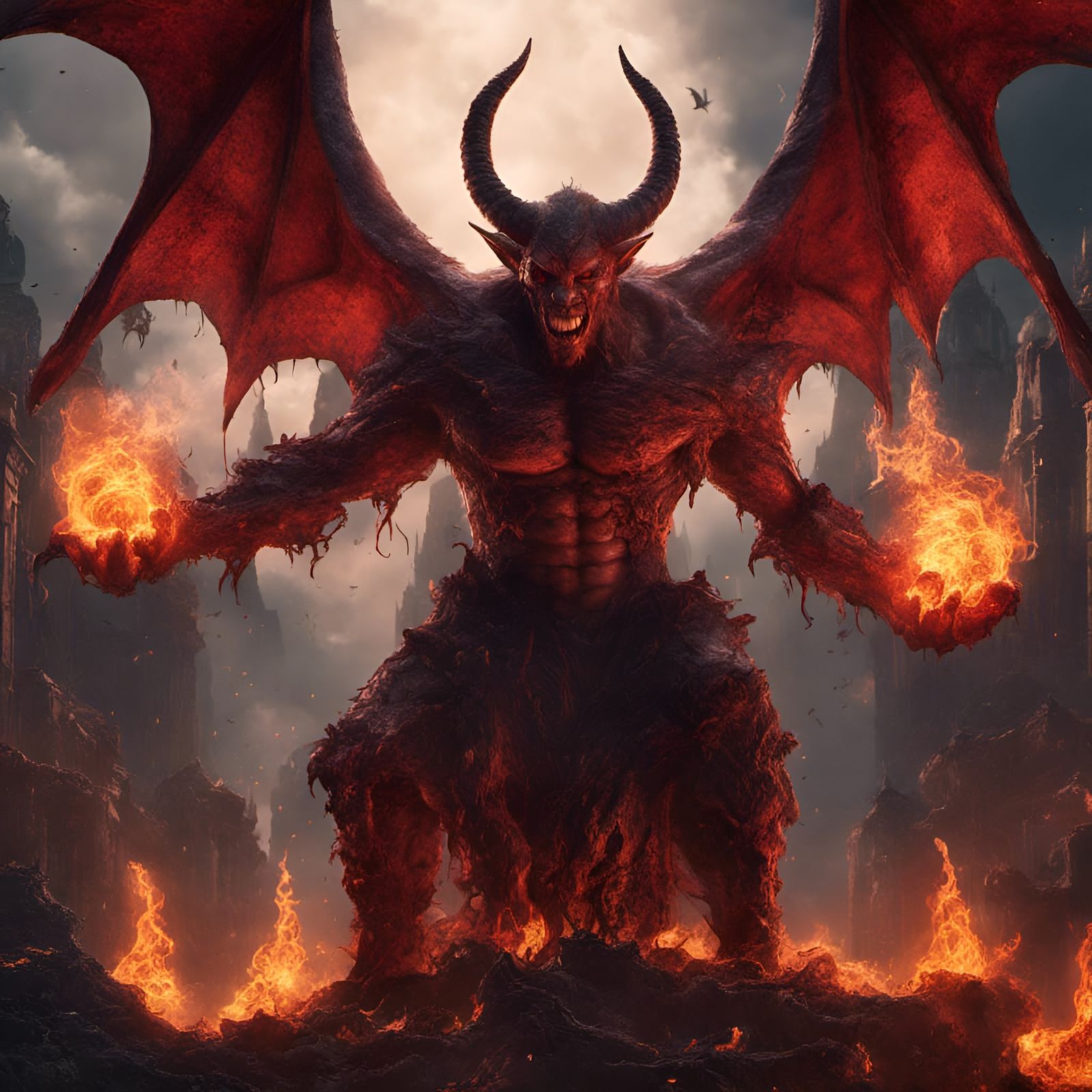 Hellfire Fantasy Art of the Devil