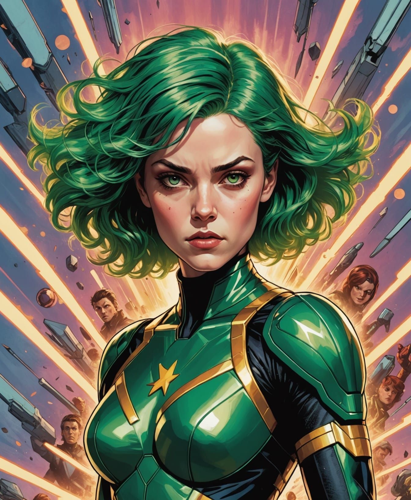 Polaris, Mistress of Magnetism, Controls Metal