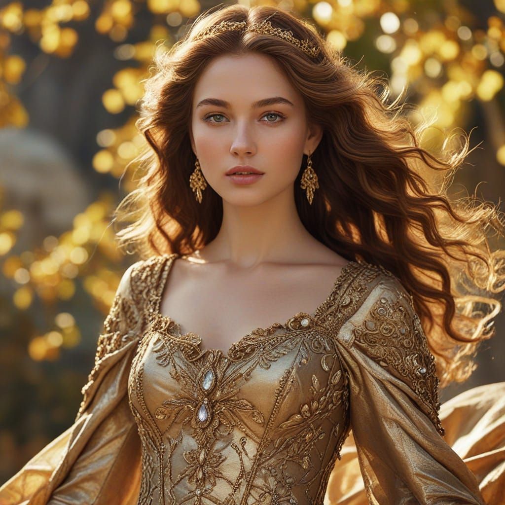 Goddess of the Elements in Renaissance-Inspired Glory