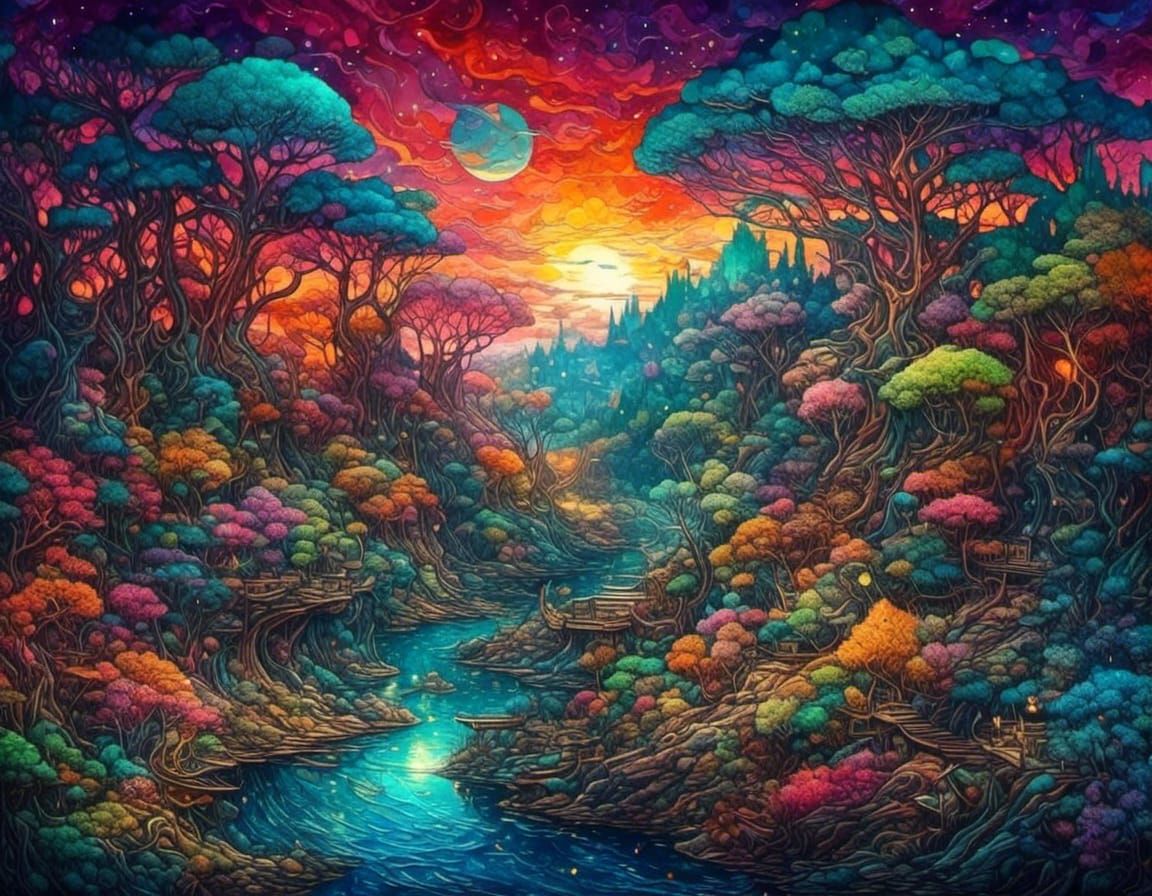 Strange landscape